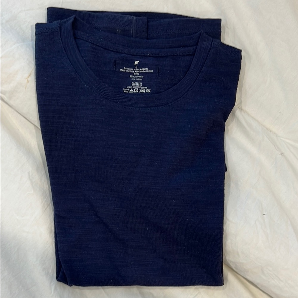 Fabletics Men's Navy Blue Shirt